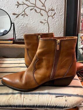 Pikolinos ankle boot English tan brown leather 10